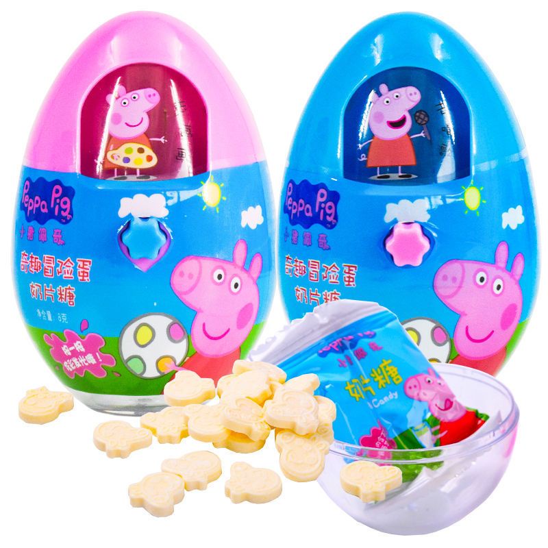 

Permen Mainan Telur Light Peppa Pig LED
