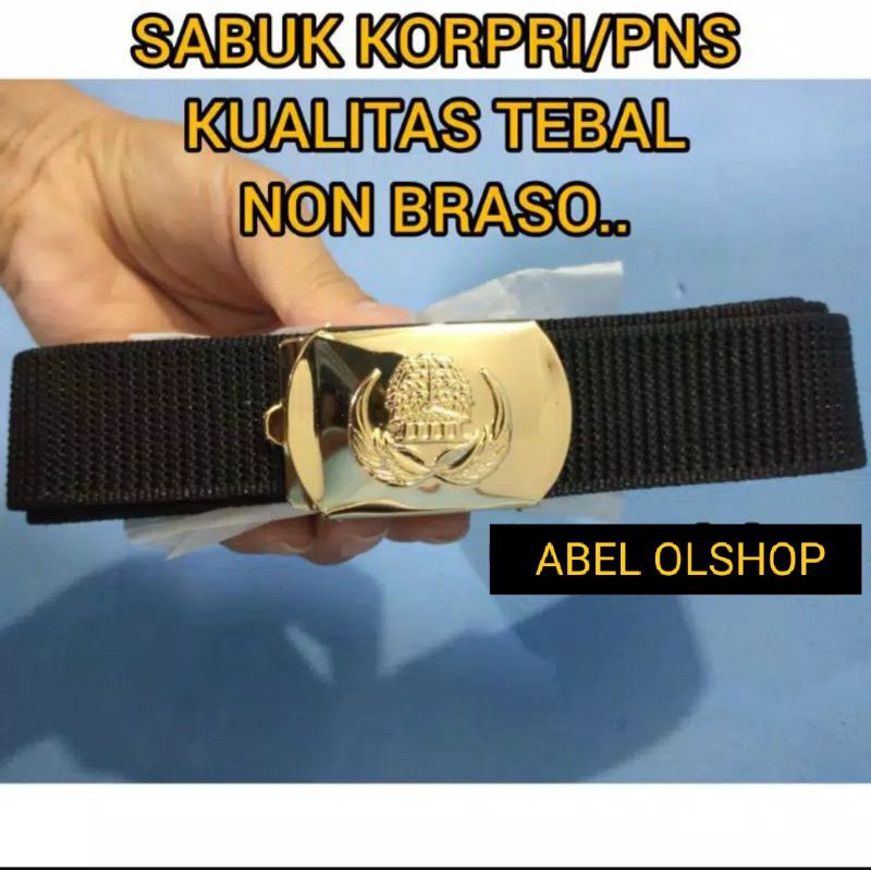 SABUK KORPRI KUALITAS TEBAL NON BRASO
