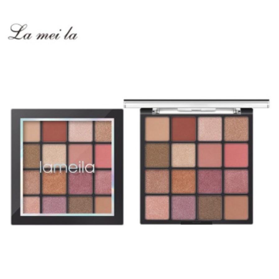 LAMEILA EYESHADOW 16 COLOR PIGEMENTED MATTE NUDE EYE SHADOW LA021