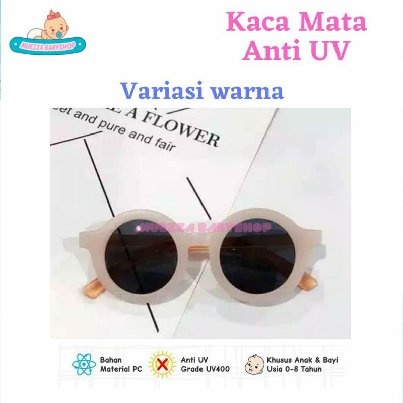 Kacamata Anak 1-8 tahun Hitam Anti UV-Nude