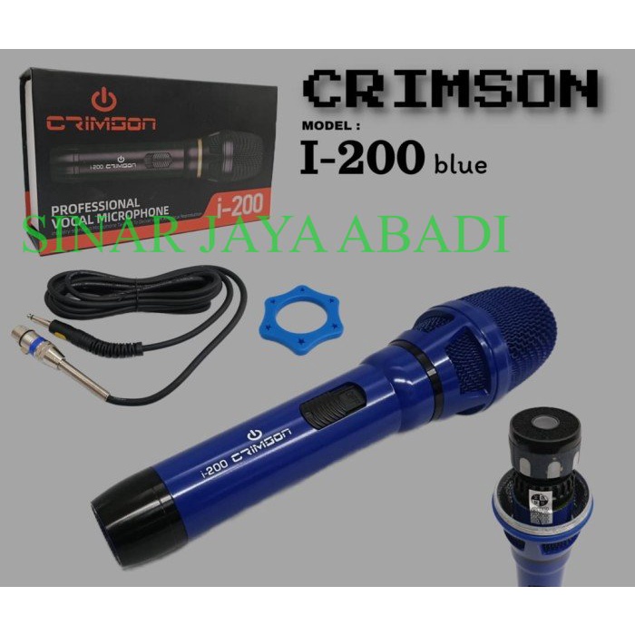 PROMO Mic Kabel Crimson i200 Original Crimson I 200