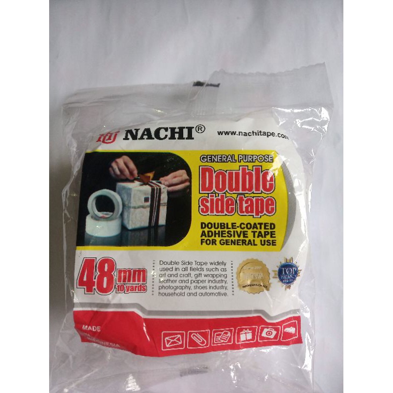 

Isolasi Double Tape Nachi 48mm × 10yards / 2inch