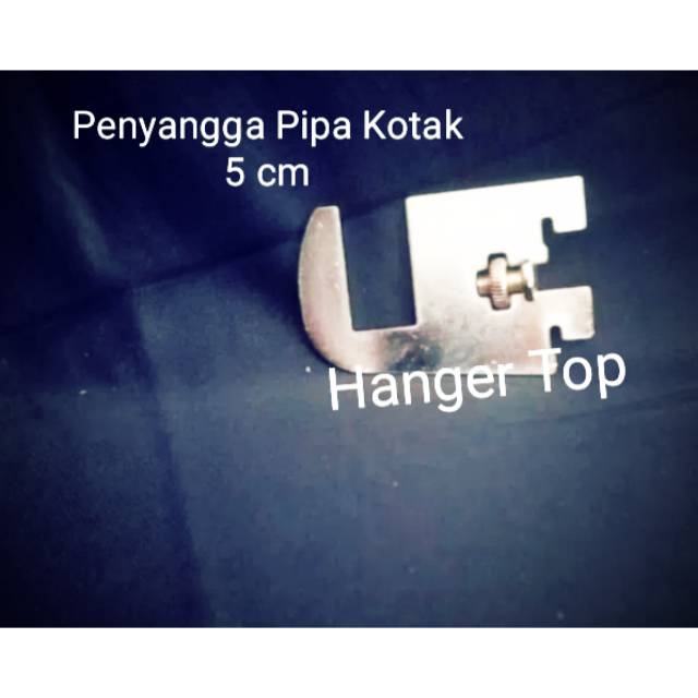 BREKET Penyangga Pipa Kotak H-5 cm