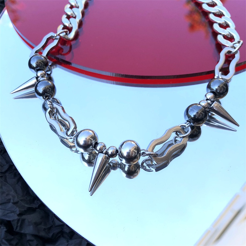 Kalung Choker Gaya Punk Hip Hop Untuk Wanita