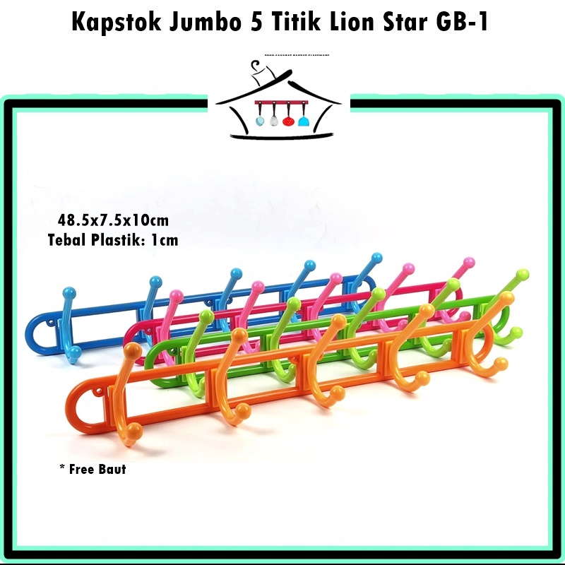 RML901 Gantungan/Kapstock Baju 5 Titik Lion Star GB-1