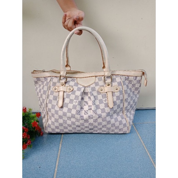 HANDBAG ANTIGONA CATUR MONOGRAM PUTIH,  PRELOBED HANDBAG, ALA ELPONG