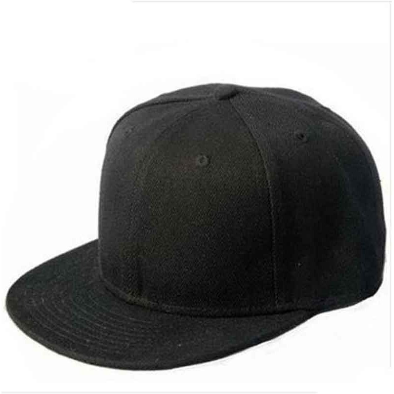 Topi Pria - Topi Snapback HITAM POLOS HG