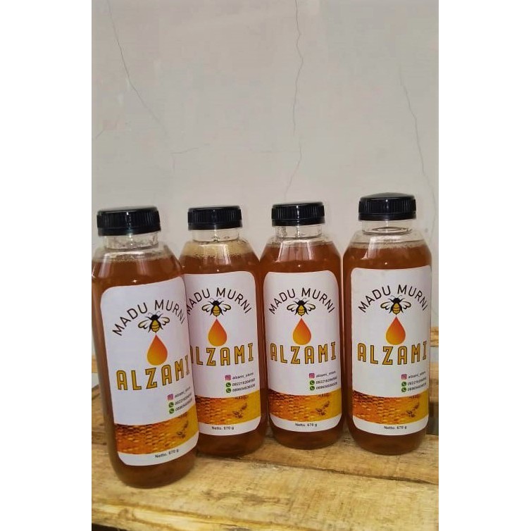 

Madu Murni Alami ALZAMI Kemasan Botol 670g