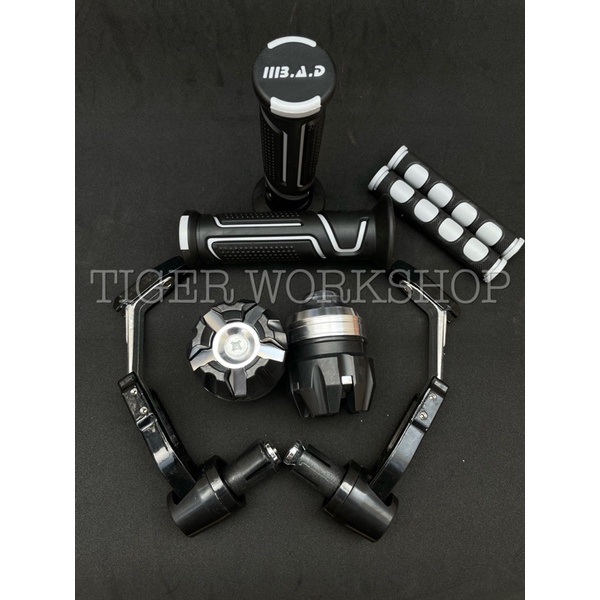 PAKET 4 ITEM HANDGRIP BAD ROBOT JALU AS NAGA PROGUARD ROBOT KARET HANDLE (Universal Semua Motor)