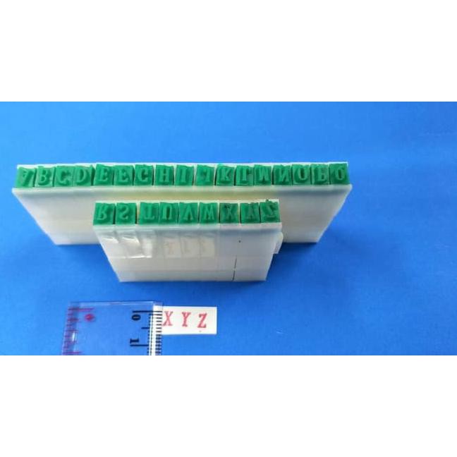 

➫ Stempel Huruf A sd Z ukuran 4mm Printing Kit Abjad ✲