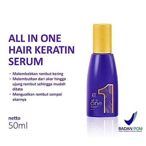 Lae Sa Luay All In One Hair Tonic Keratin Serum Rambut Hair Treatment / Pelembab rambut kering / Perawatan Akar Rambut Rontok Original Bpom