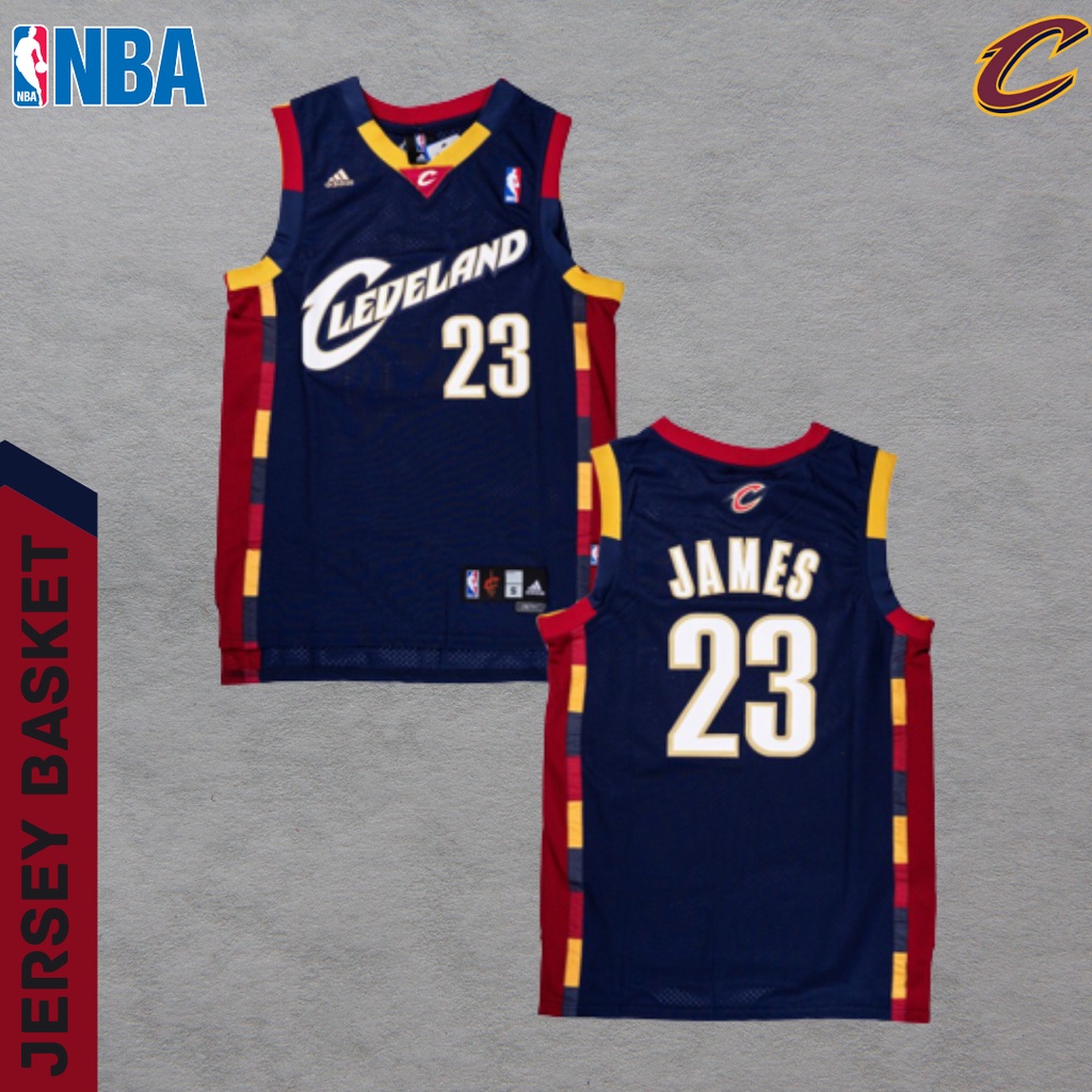QH JERSEY BASKET NBA BAJU BASKET NBA BAJU BASKET COWO PRIA COWOK CLEVELAND CAVALIERS LEBRON JAMES
