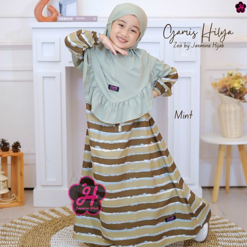 gamis anak hilya by jasminer series Sz XL