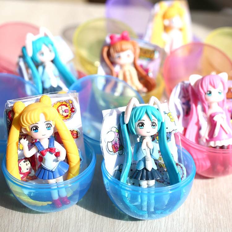 1pc Mainan Action Figure Anime Jepang Sailor Moon Usagi Tsukino Bahan PVC Untuk Hadiah Anak Perempuan