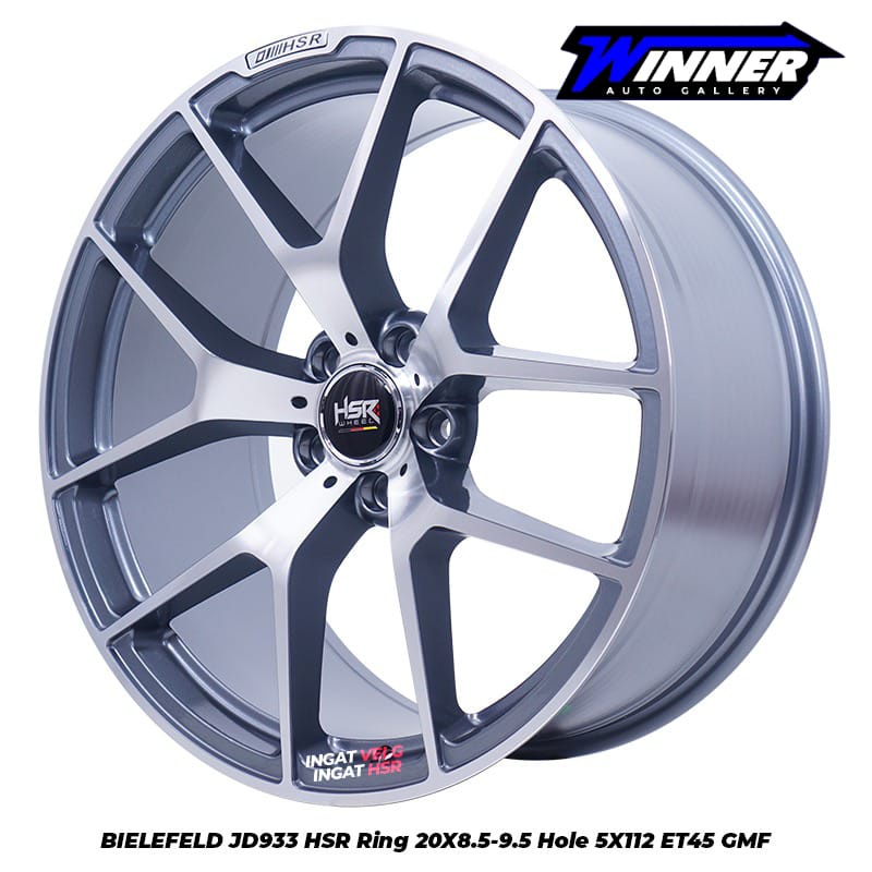 VELG RACING HSR RING 20 VELG MOBIL MERCY AUDI RS VW GOLF NEW DLL