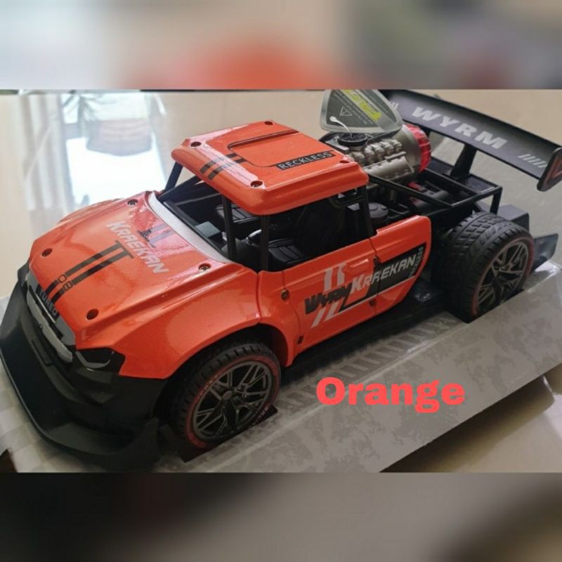 Mobil remot RC Metal Alloy 2.4Ghz Drift Mainan Anak Remot Control