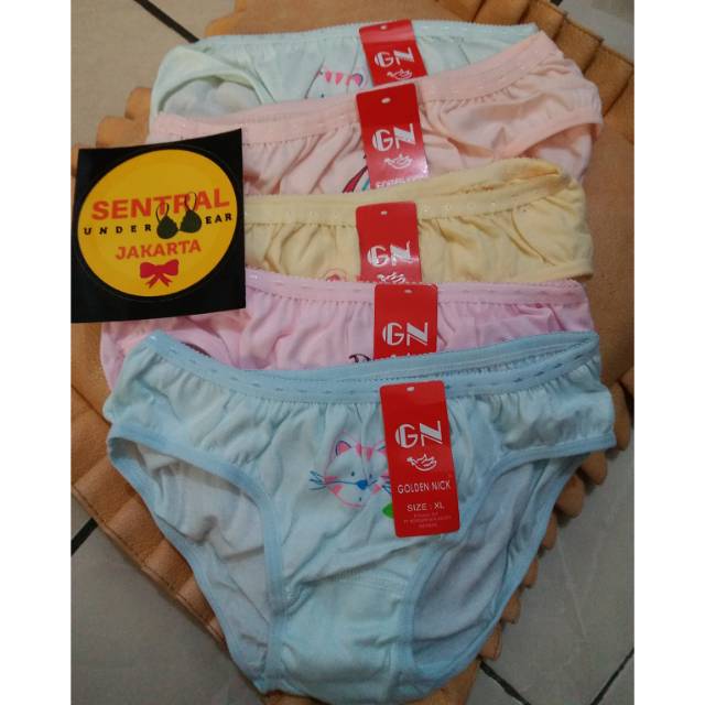 CD Anak Golden nick sz M, L dan XL