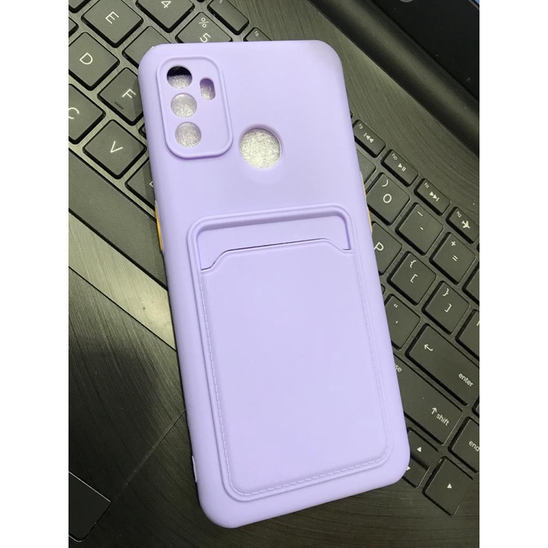 Case Slot Kartu Oppo A74 A11k A12 A5s A7 F9 A32 A33 A53 Casing Bahan Premium