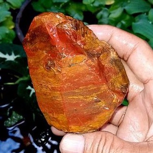 batu akik bahan pancawarna Garut merah(102)
