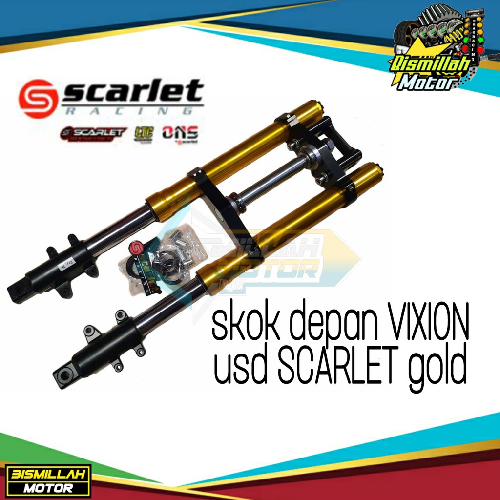 SHOCK DEPAN VIXION USD SCARLET GOLD