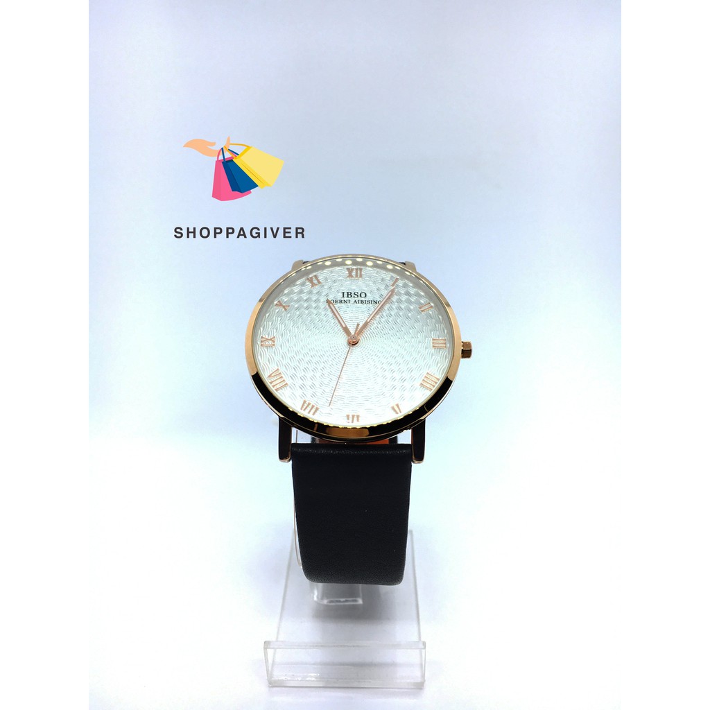 JAM TANGAN IBSO PRIA ORIGINAL ANALOG S3606G WHITEGOLD BERGARANSI FREE GELANG