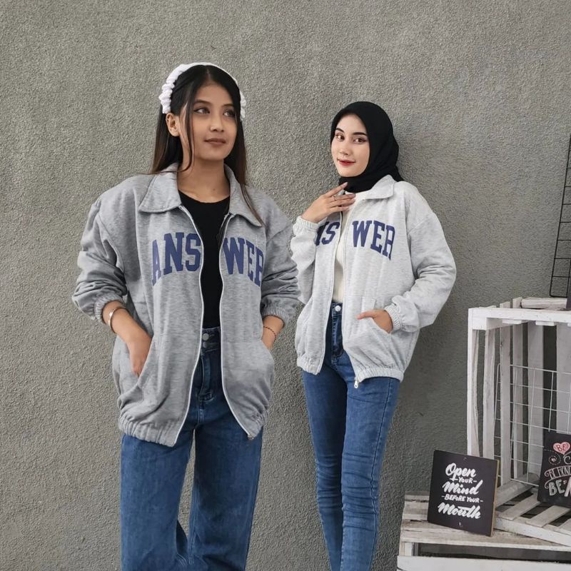 Jaket Sweater ANSSWER Oversize