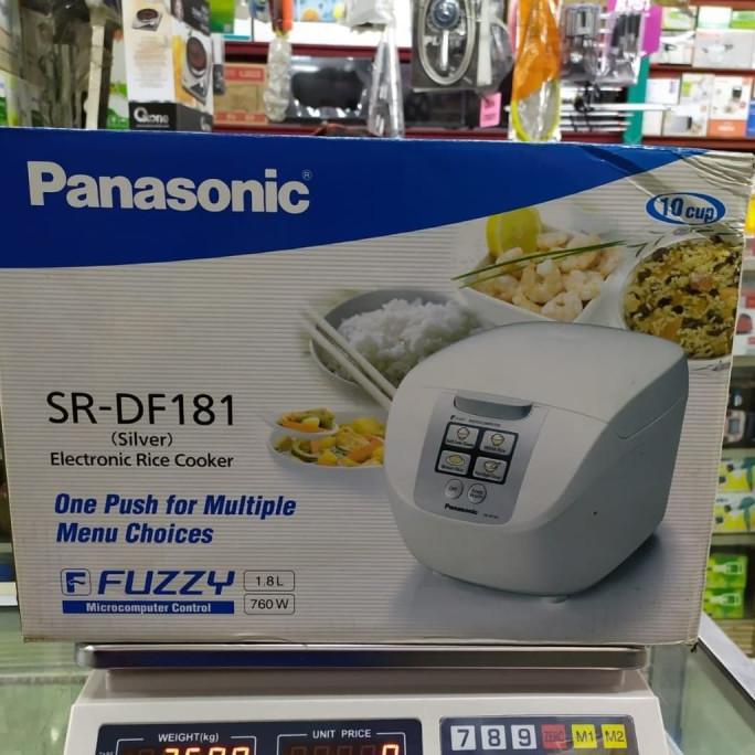 MAGIC COM PANASONIC SRDF181, RICE COOKER DIGITAL PUTIH SILVE selalu ada