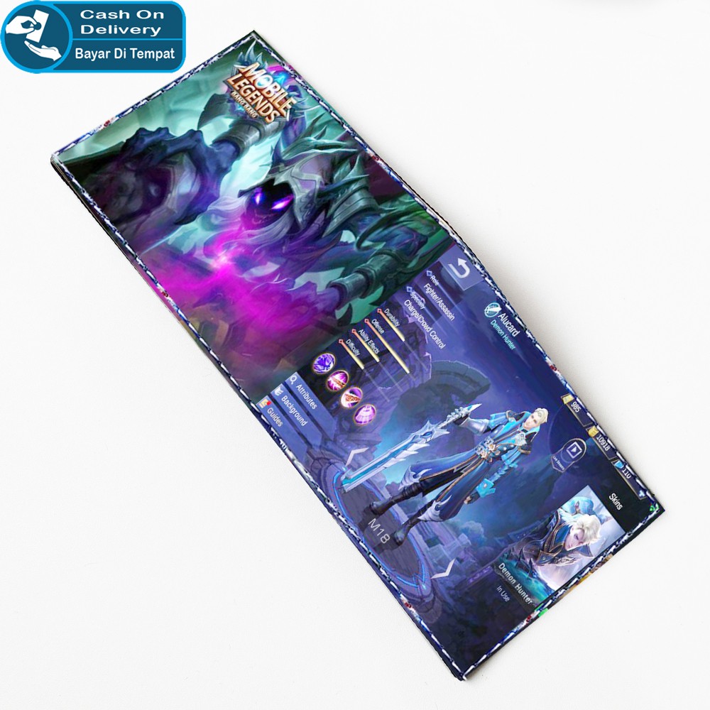 Free Shipping! Dompet Anak Gambar Mobile legend Dompet Anak Laki Laki Gamers Dompet Kulit Pendek+Box