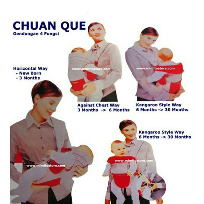 Chuan Queen [Modernize] Soft Baby Carrier / Gendongan Bayi