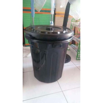 EMBER TUTUP PLASTIK BESAR JUMBO 60 LITER ( GRATIS GAYUNG ) BAHAN TEBAL AWET