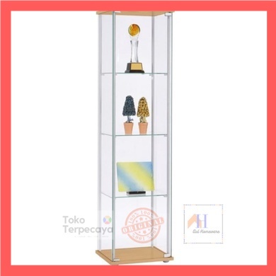 Lemari Pajang / Lemari Kaca Lemari pajangan 4 tingkat