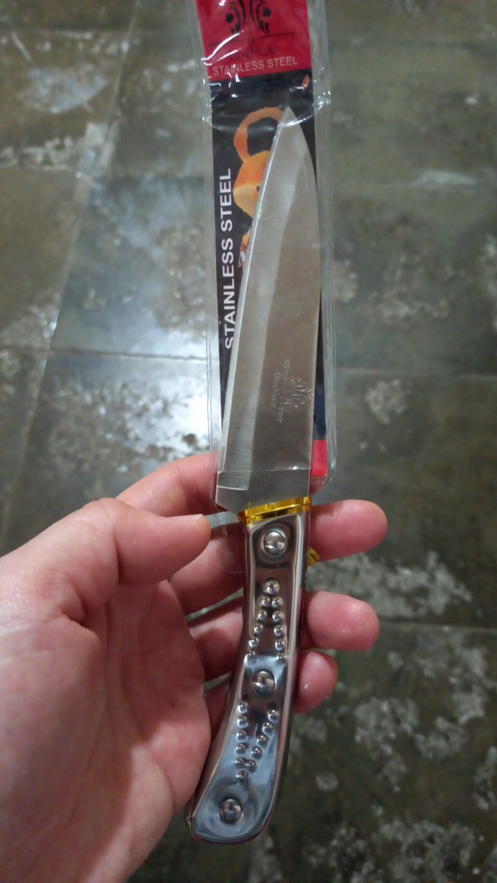 Pisau Silver Dapur Stainless / Piso Buah