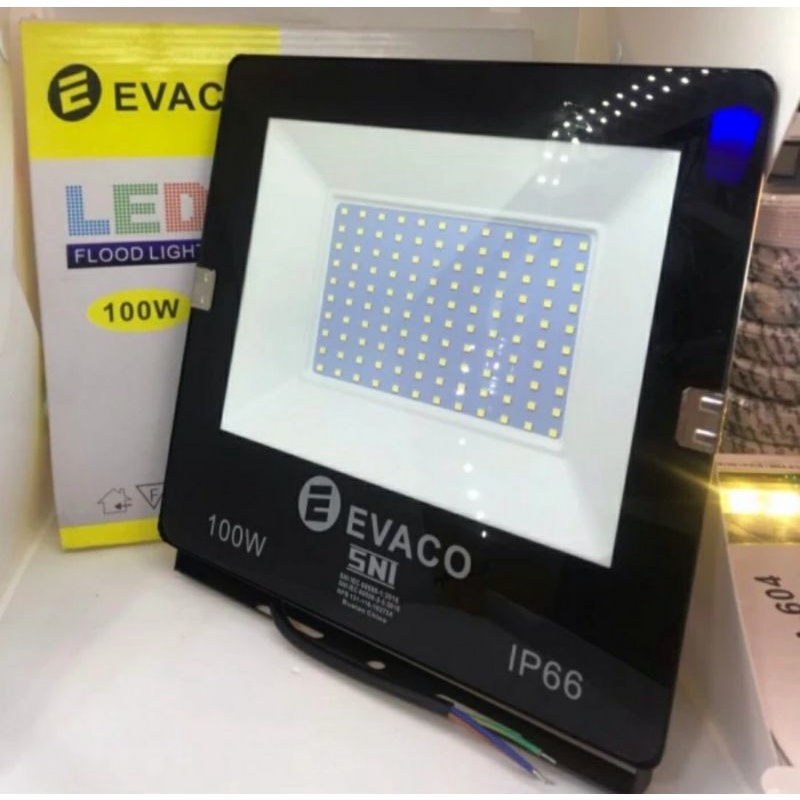 Evaco Lampu Sorot 100 Watt Lampu Tembak Led Floodlight 100w