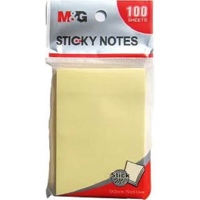 

Sticky Notes Yellow Classic 3x2 inch 100s - YS-66 3x2inch Sticky Notes