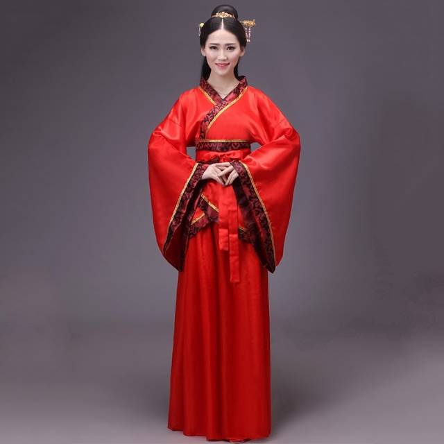 Kostum Dress Hanfu Tradisional Tang Cosplay Wanita