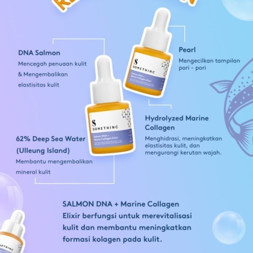 SOMETHINC Salmon DNA + Marine Collagen Elixir ORIGINAL / SOMETHINC Holygrail Multipeptide youth Elixir ORIGINAL / SERUM SOMETHINC