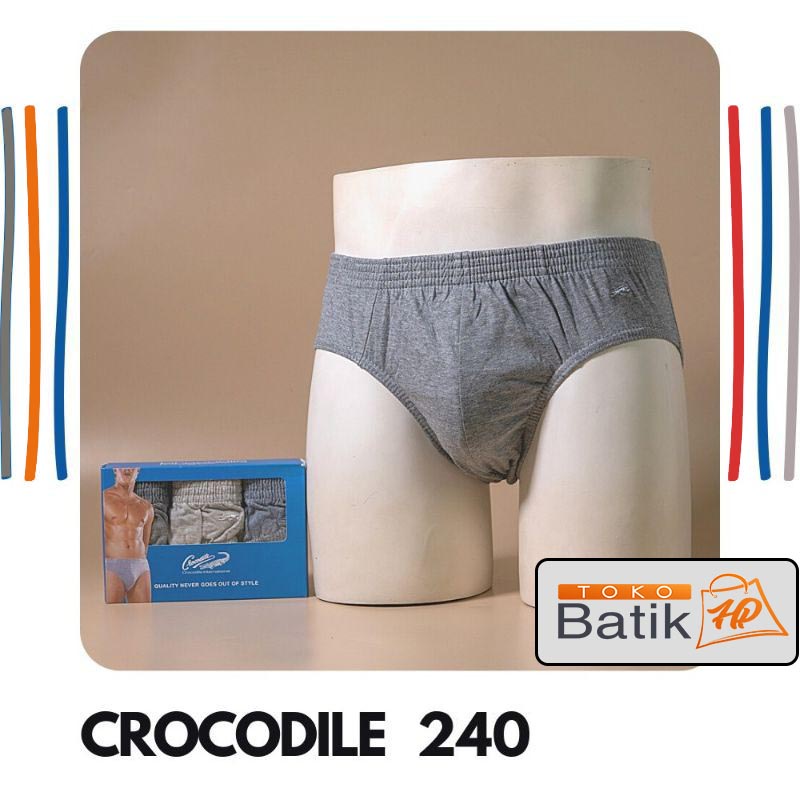 CELANA DALAM PRIA CROCODILE 240 ISI 3 DALAM 1 BOX