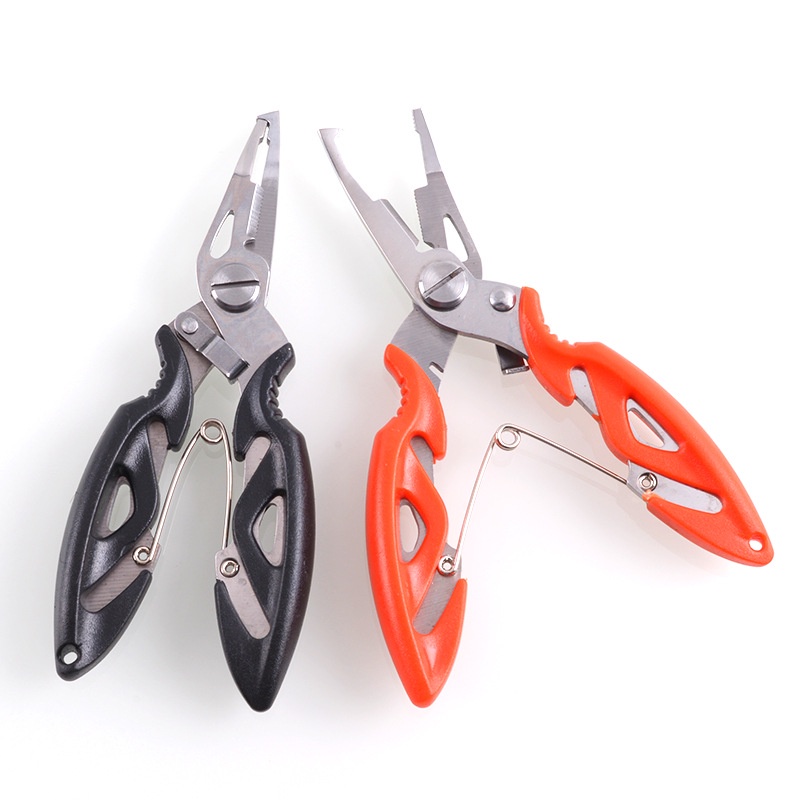 Tang Kail pancing gunting senar pancing Fishing Hook remover stainless steel Fishing pliers multifungsi