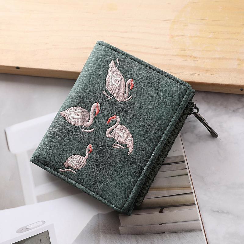 [Bioaqua] Dompet motif flamigo#C182-1