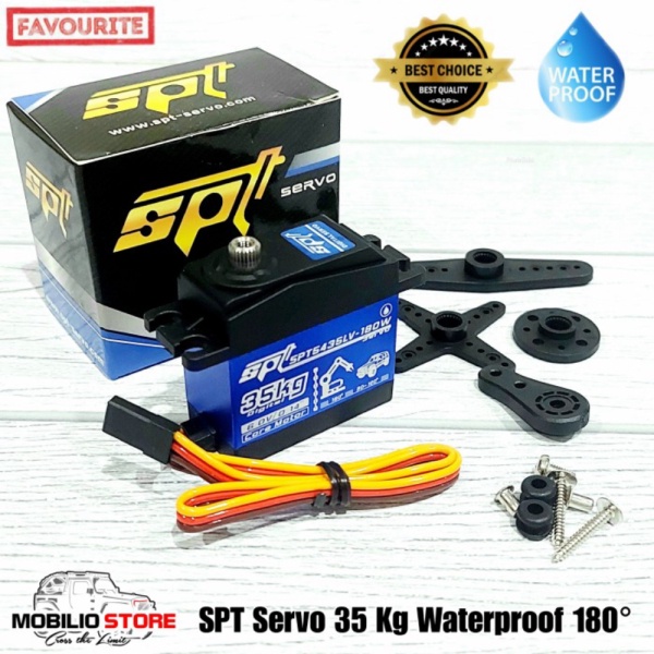 

Dijual SPT Servo Large Torque 35 Kg Waterproof Full Metal Gear Digital Mobilio shopee