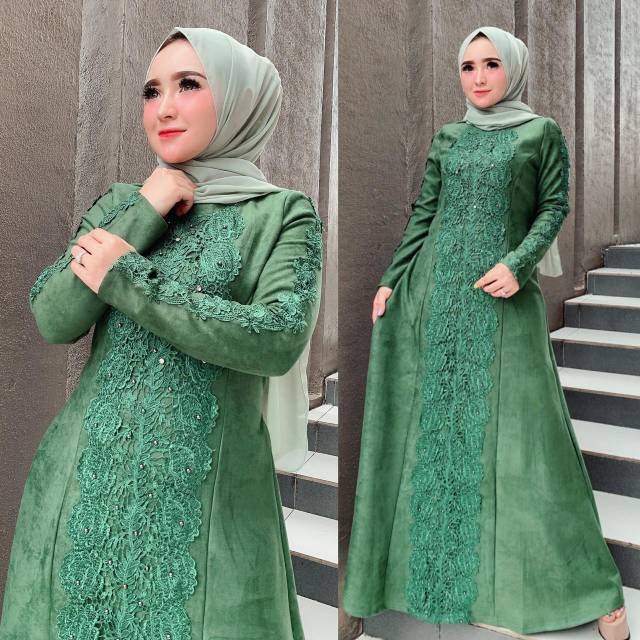 Gamis Suede by shellasaukia