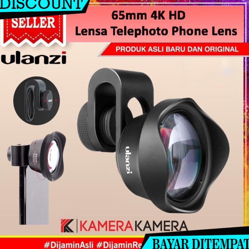 (BAYAR DITEMPAT) ULANZI 65MM 4K HD 2X LENSA TELEPHOTO PHONE LENS FOR SMARTPHONE PH-8151 NA2074