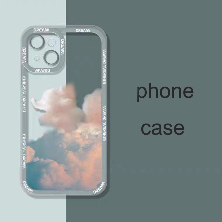 Soft Case Desain Awan Untuk IPhone 13pro 12promaxSE2 2020 / 11 Pro MAX / 6S / 7 / 8plus / XR