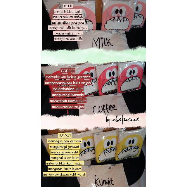 MASKER OATMEAL masker wajah organik