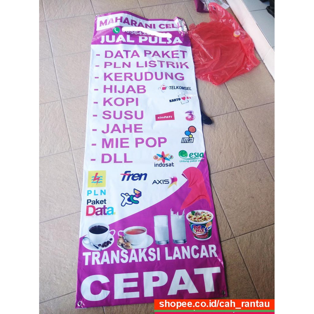 Contoh Spanduk Jualan Warung Kopi