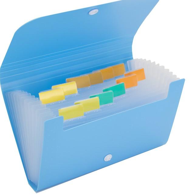 

svhb37 Deli Dompet plastik A6 map uang map nota map giro Expanding File - E5561 ㅥ 48