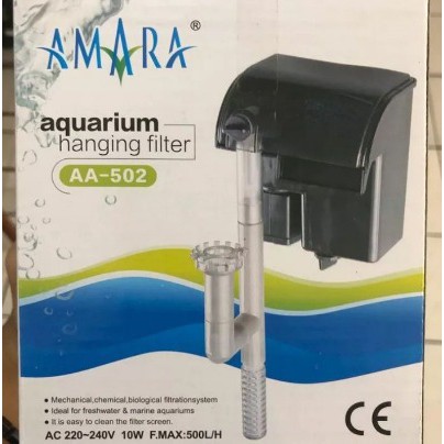 AA 501 FILTER AMARA AA-501 ,502 ,503 HANG ON FILTER GANTUNG AQUARIUM AQUASCAPE/AQUARIUM Murah