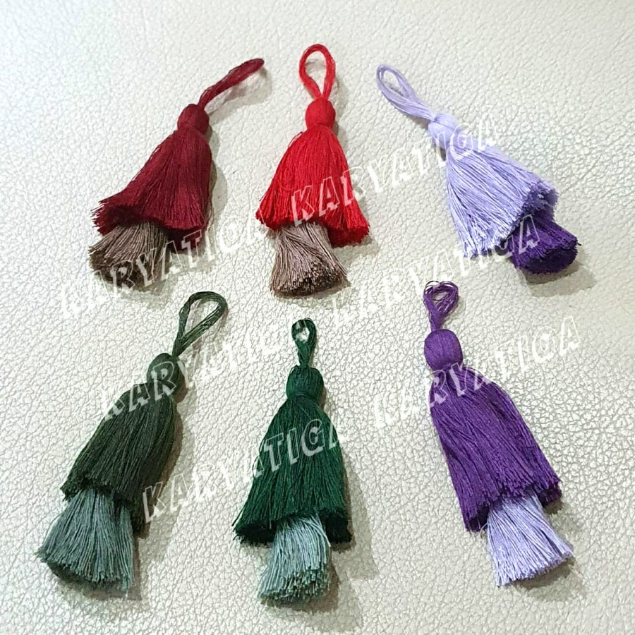 Tasel Rumbai 2 Susun / Tassel 2 Warna (1 pcs)