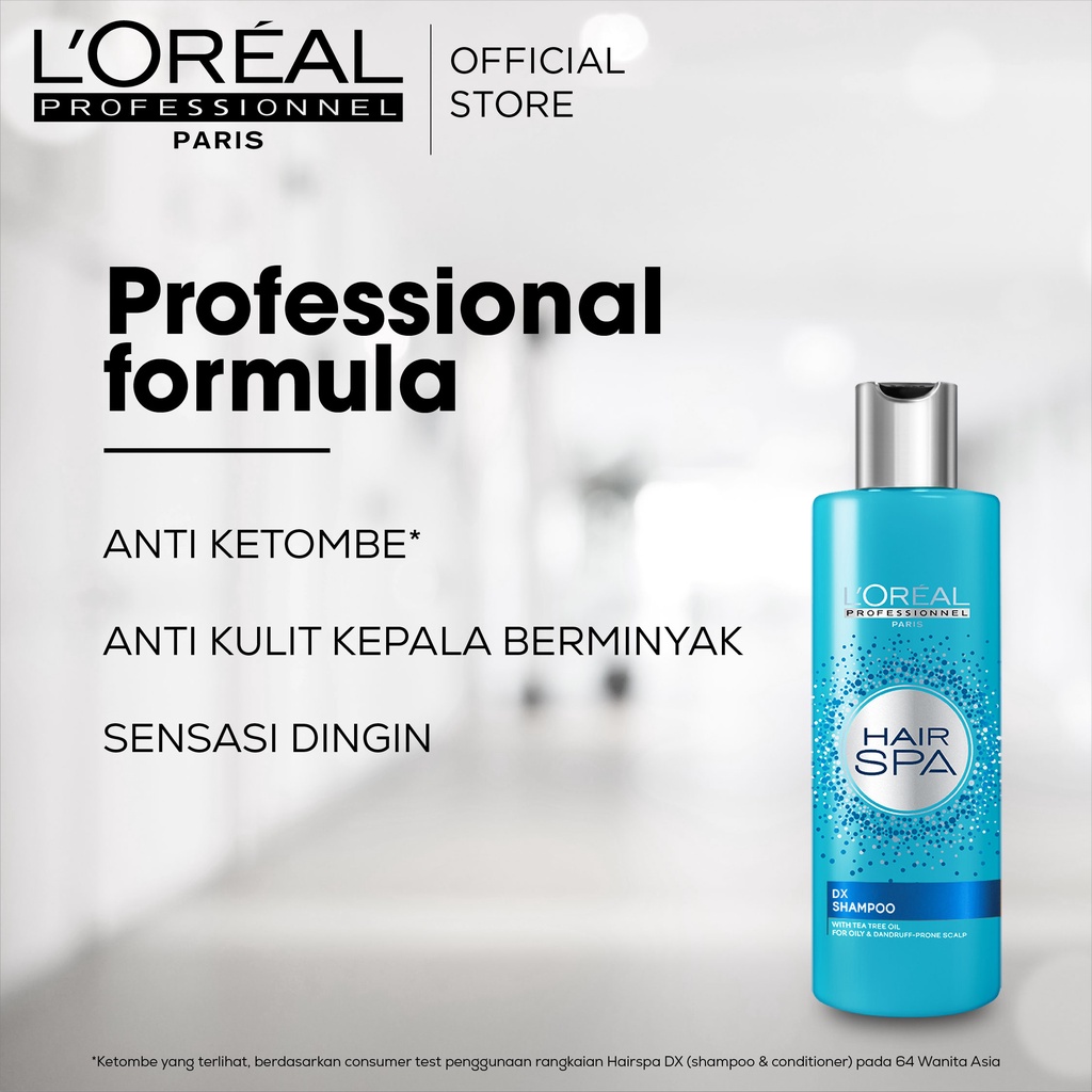 LOREAL Hair Spa Detox DX Shampoo Conditioner Set - Shampo Kondisioner Perawatan Pembersih Kulit Kepala Rambut Berminyak Gatal Ketombe