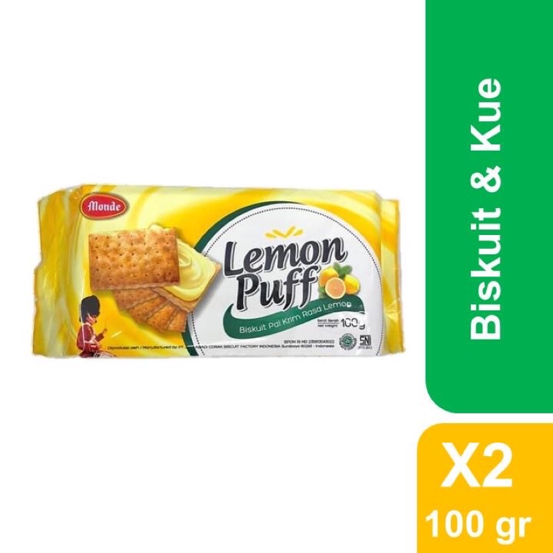 

MONDE LEMON PUFF 100gr 2bh